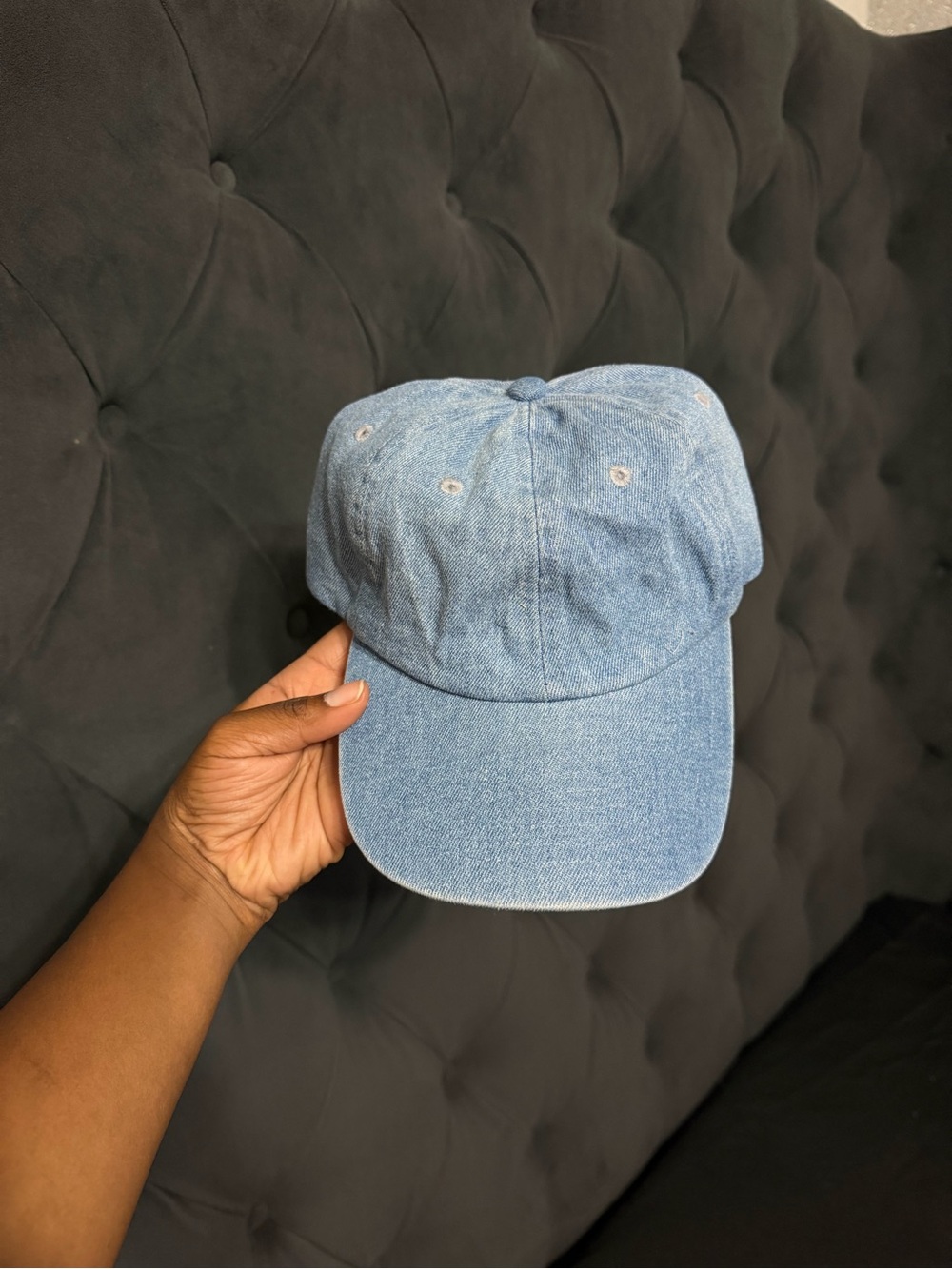Light Blue Denim Cap